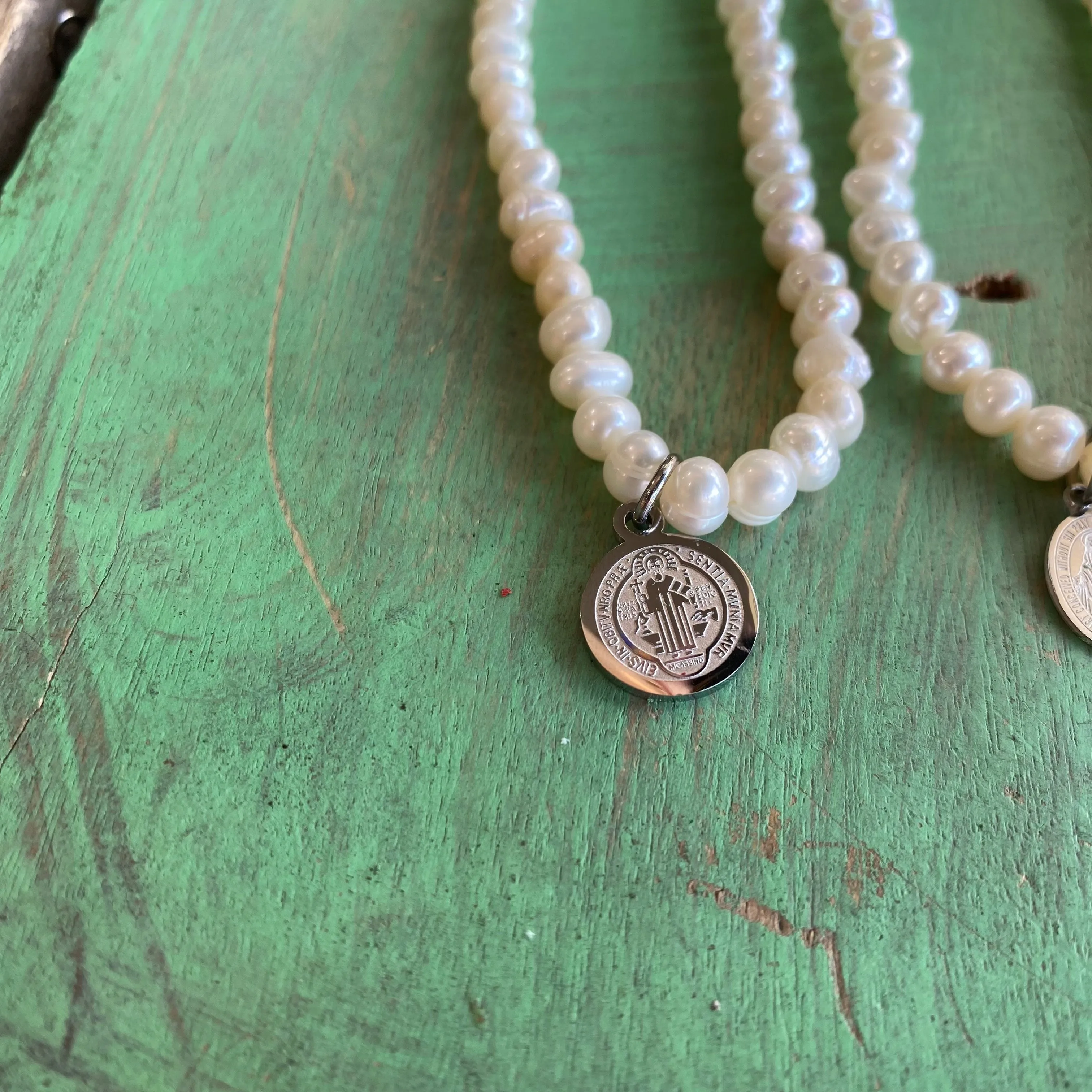 Freshwater Pearl Protection Necklace