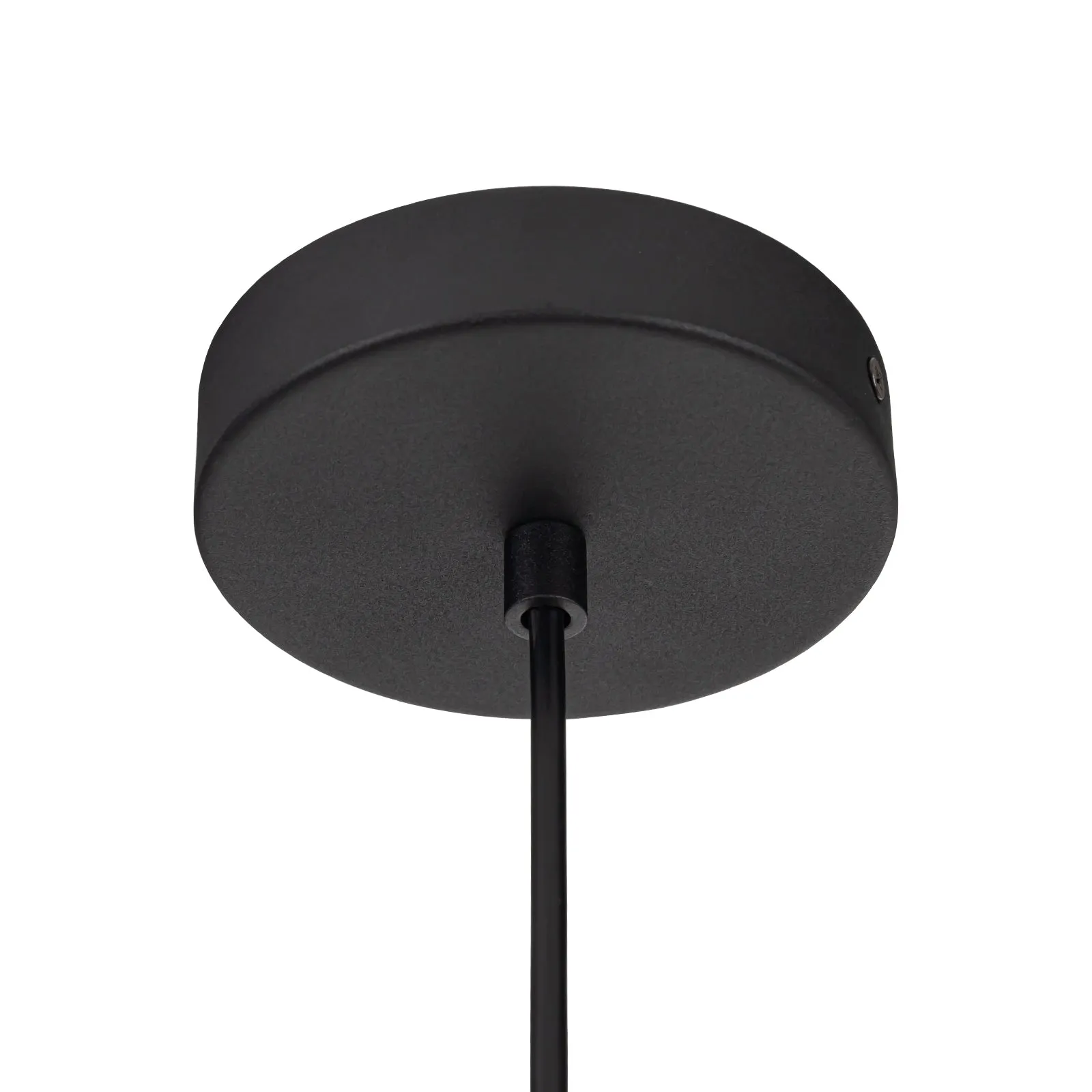 Glowlings 1-Light Modern Black Hanging Cone Shaped Pendant Island Light