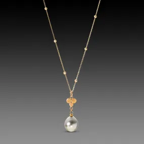 Gray Pearl Necklace