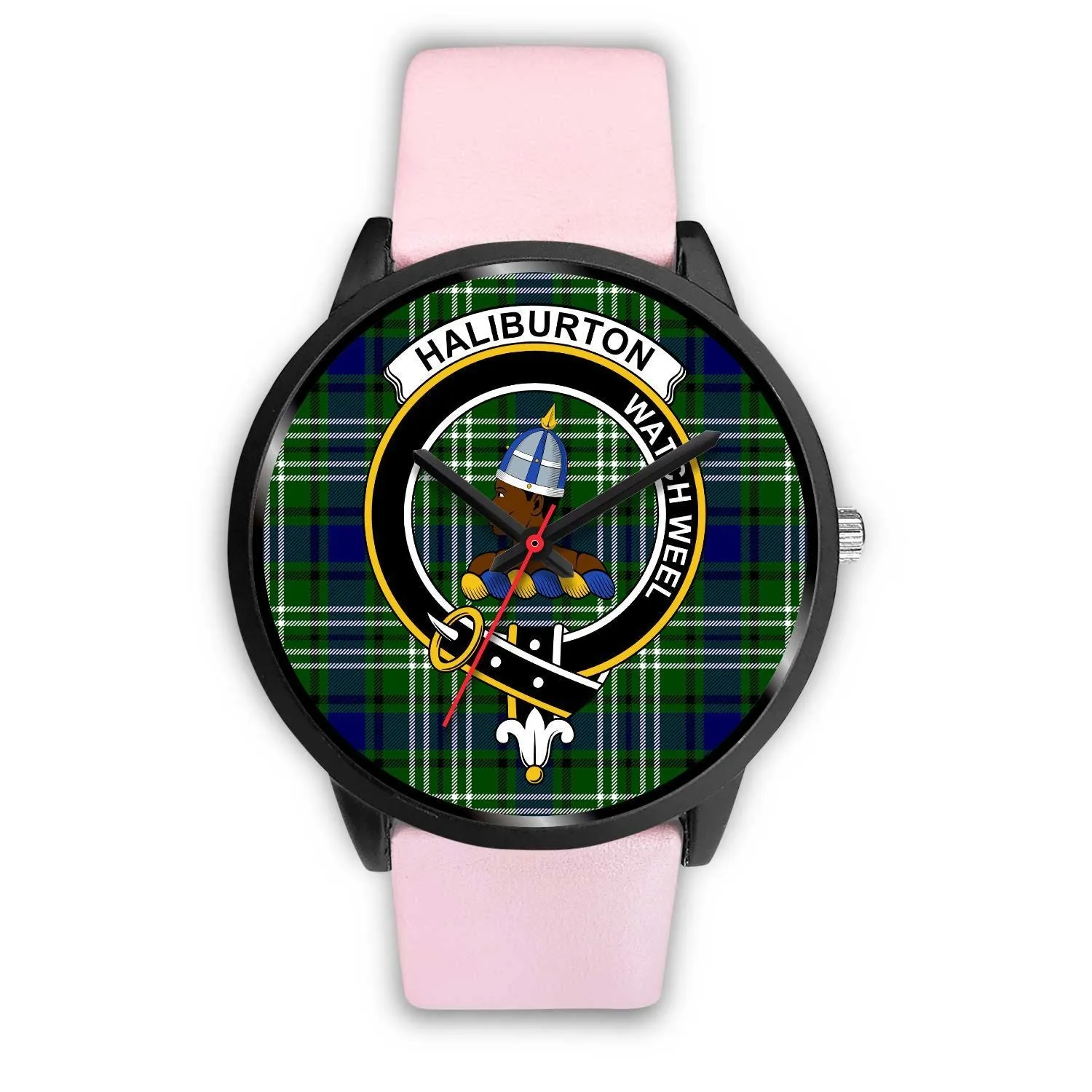 Haliburton Clan Badge Tartan Black Watch