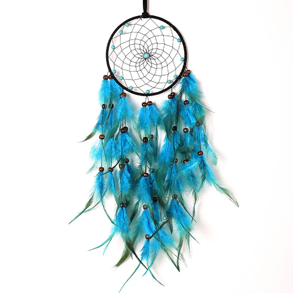 Handmade Beautiful Dream Light Blue Dreamcatcher