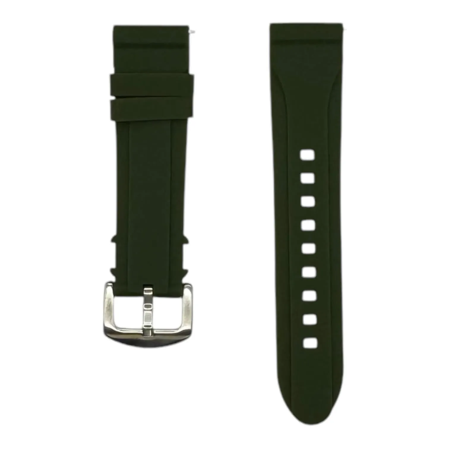 Heritage Elite Premium Silicone Watch Straps with the Samsung Galaxy Watch 3 (45mm)