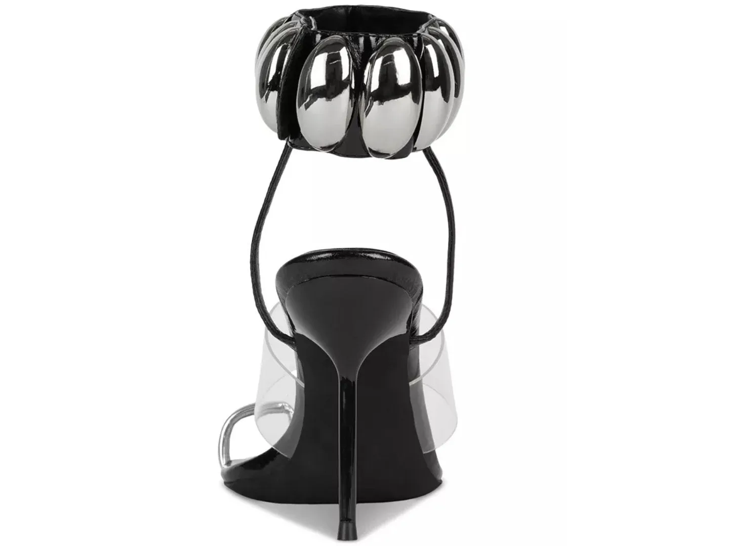 Jeffrey Campbell: Occasion in Black Patent & Silver