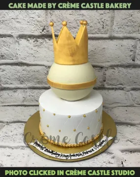 King Tiara Design Cake