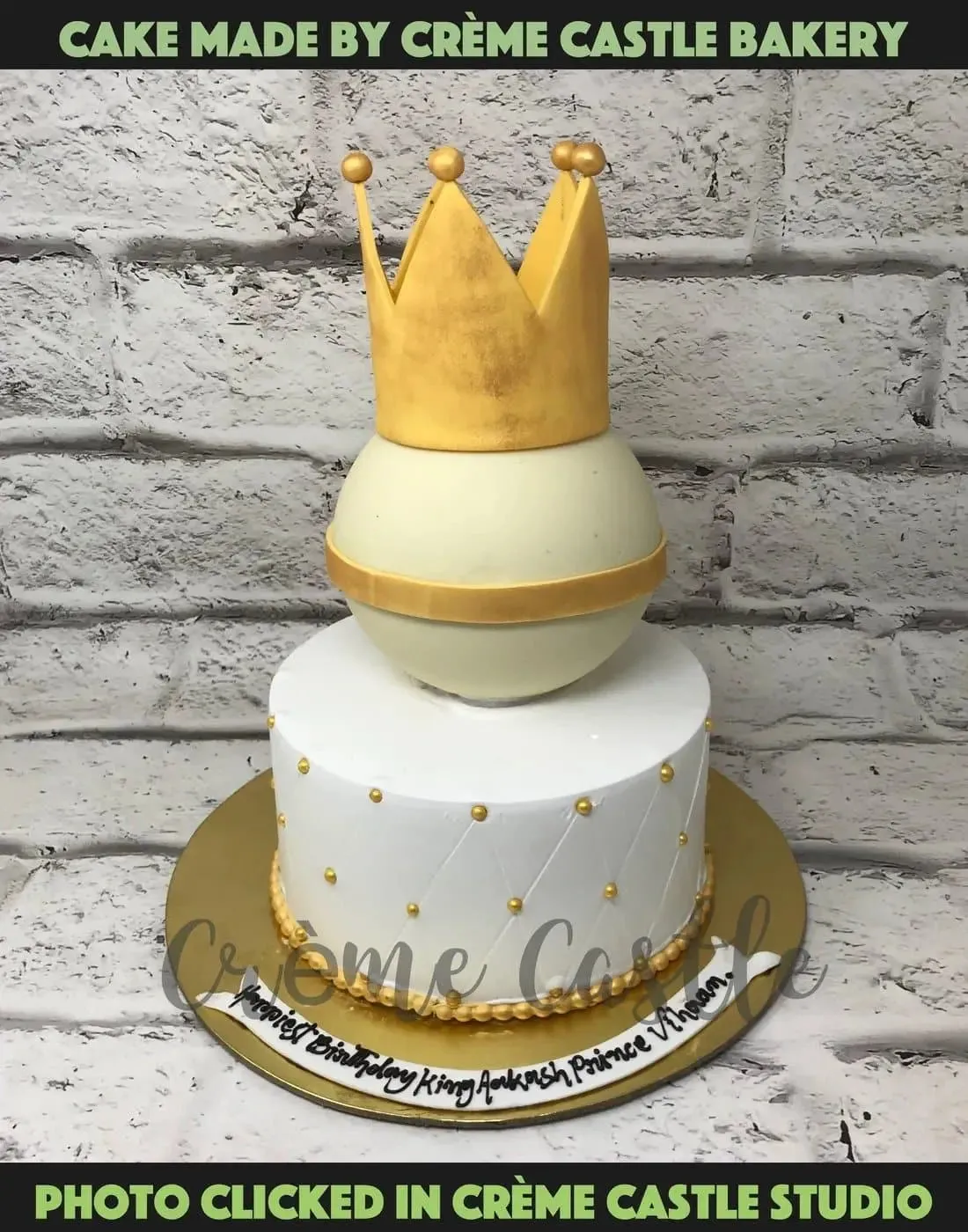 King Tiara Design Cake
