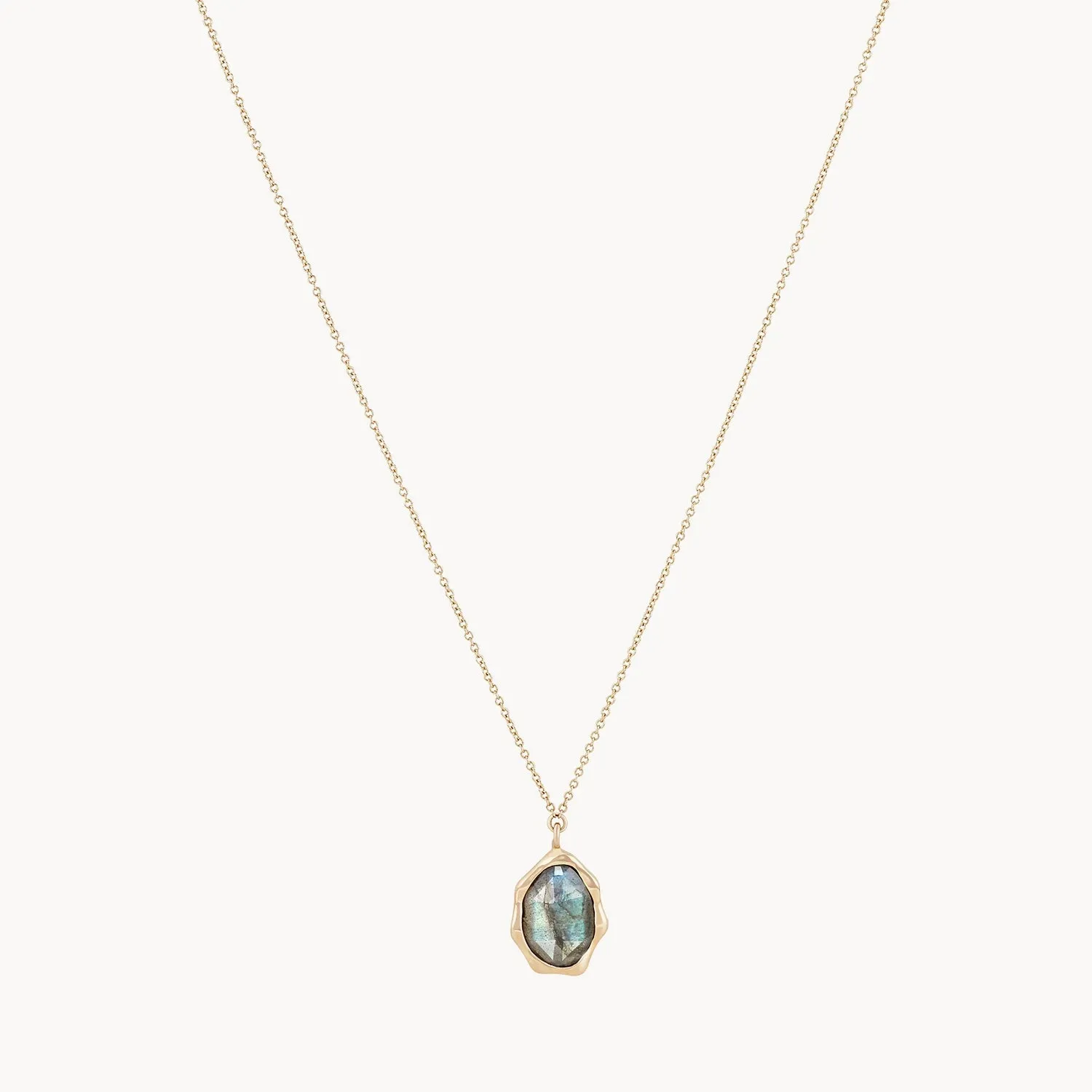 labradorite mood necklace