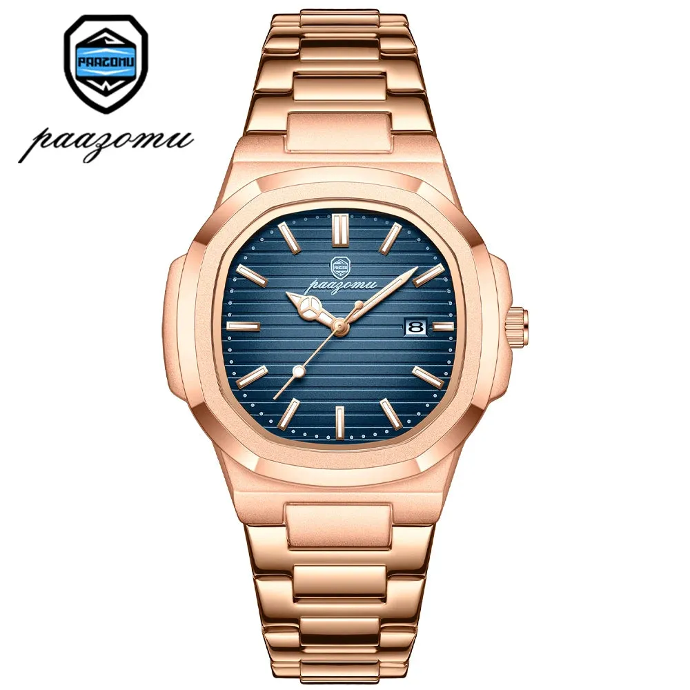 Luxury Vintage Waterproof Chronograph Quartz Wristwatch