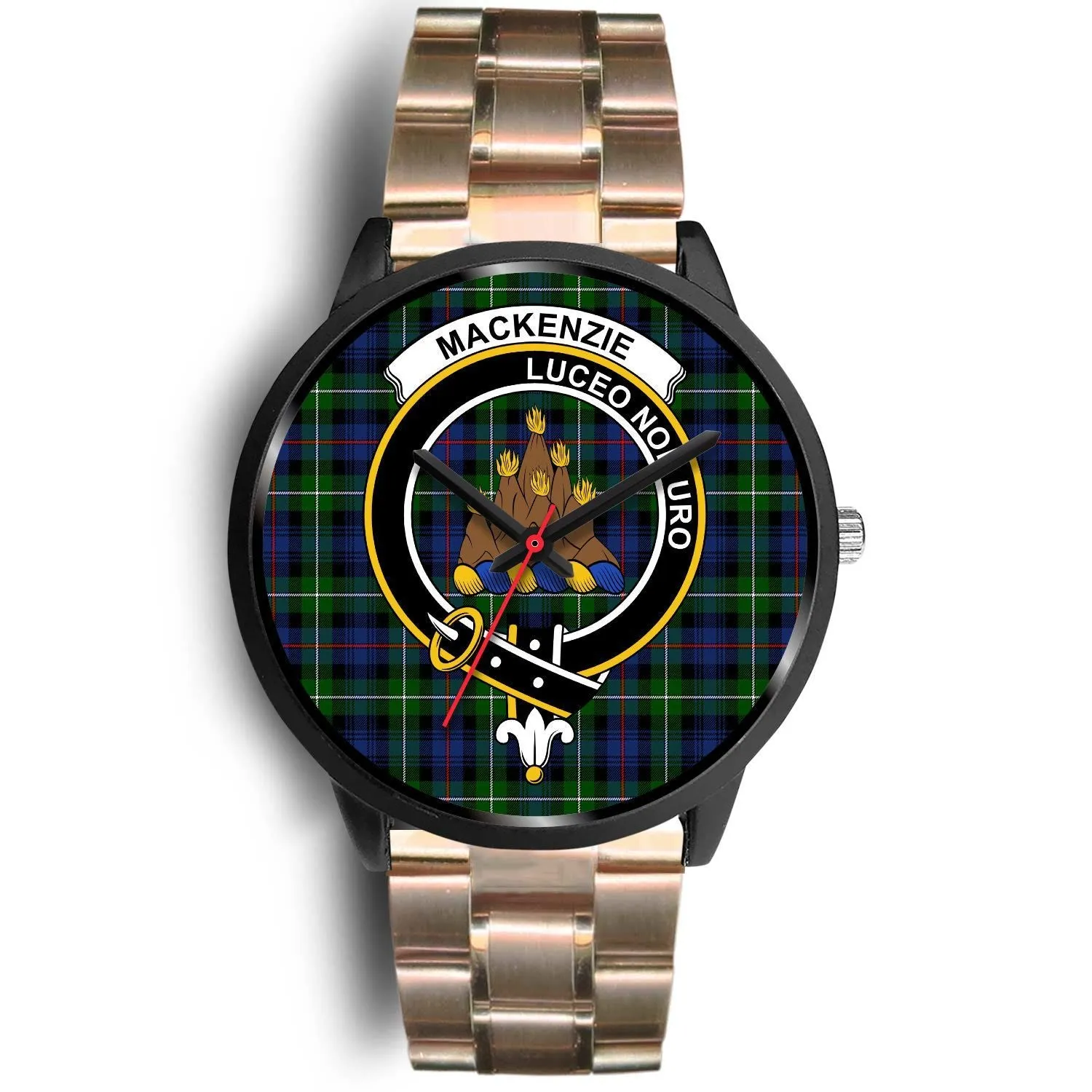 MacKenzie Modern Clan Badge Tartan Black Watch