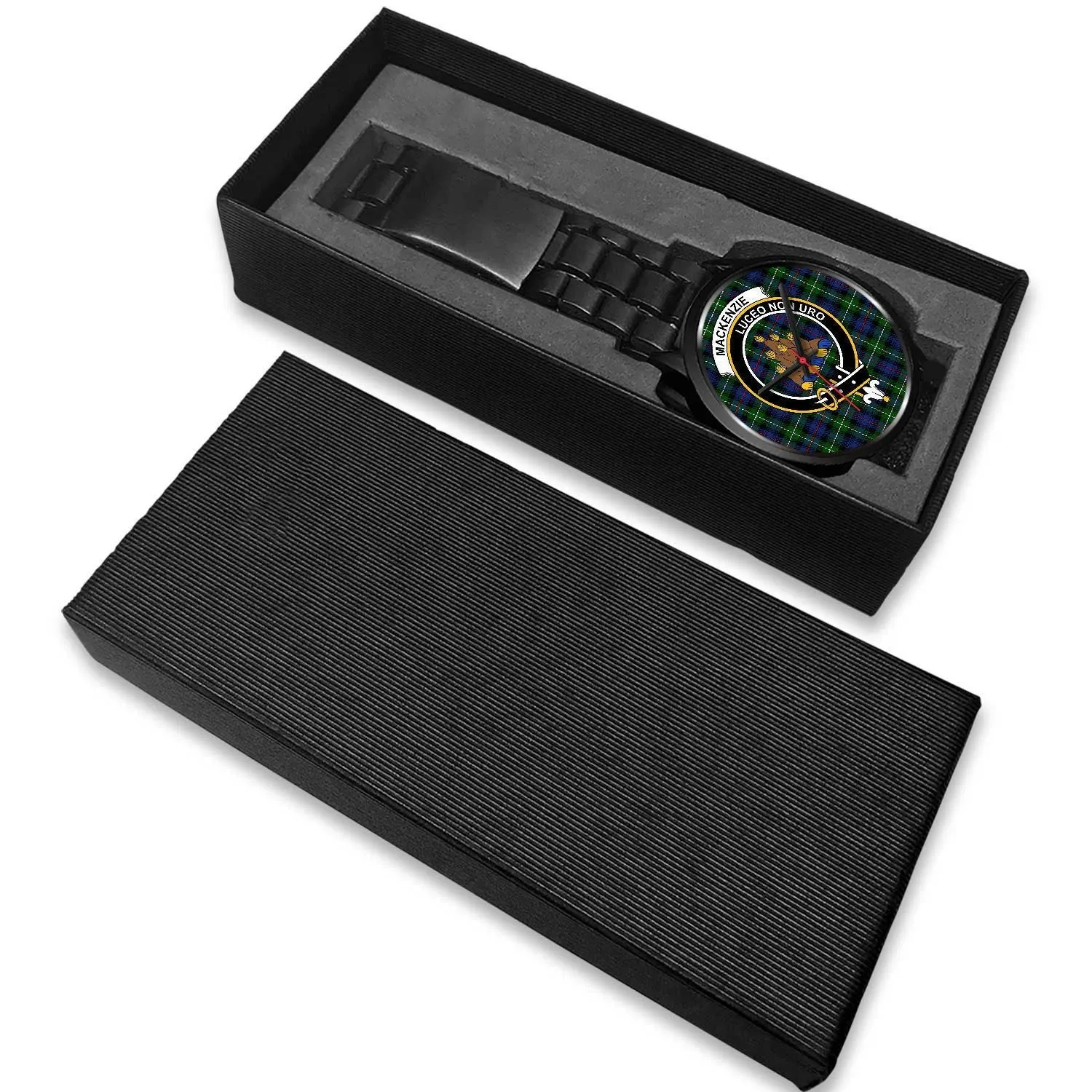 MacKenzie Modern Clan Badge Tartan Black Watch