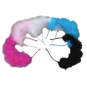 Marabou Feather Tiara Headband