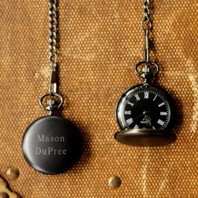 Midnight Personalized Pocket Watch