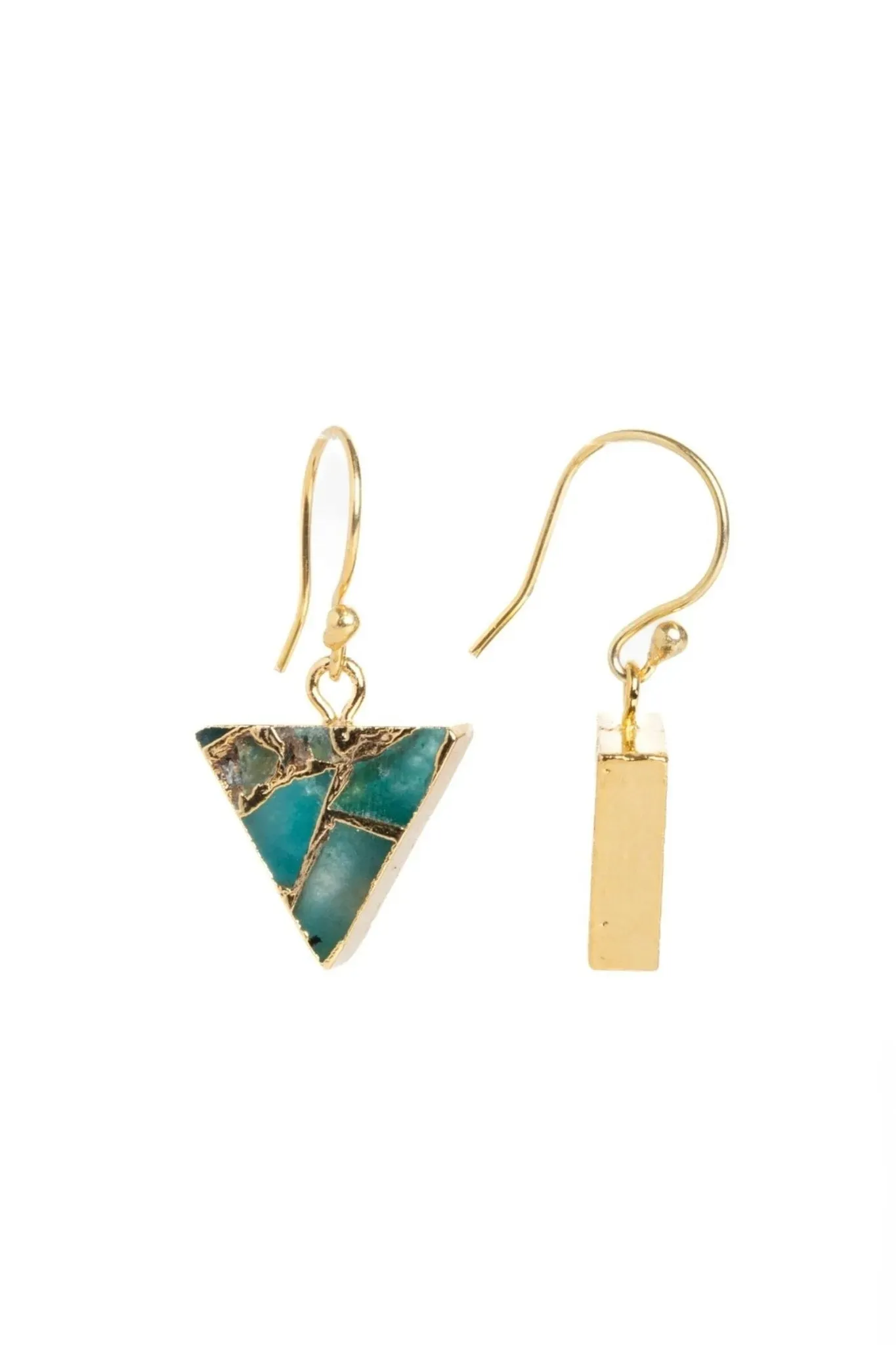 Mojave Triangle Mini Earring And Necklace Set