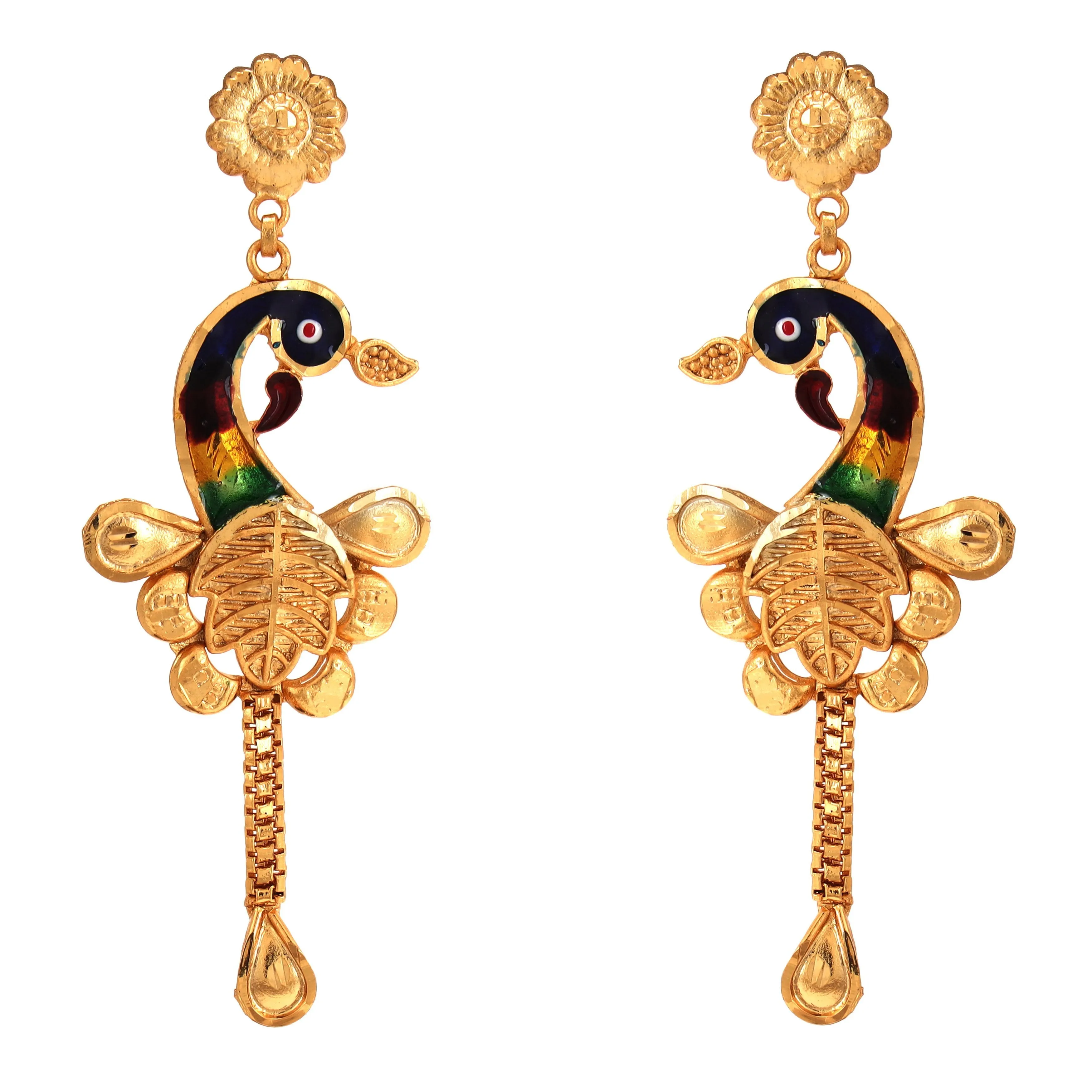 Monihar - Mayur Monihar With Matching Earings