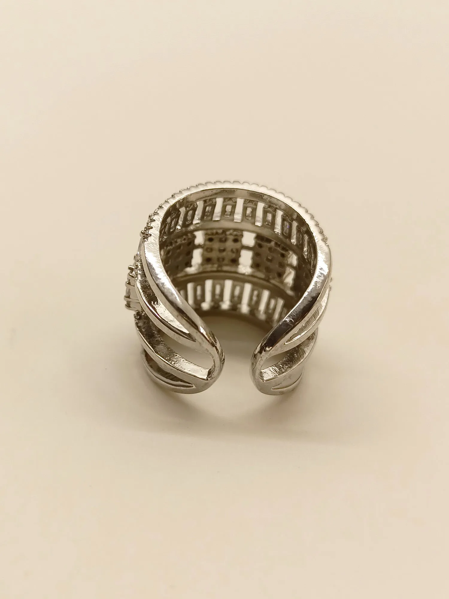 Mukku American Diamond Finger Ring