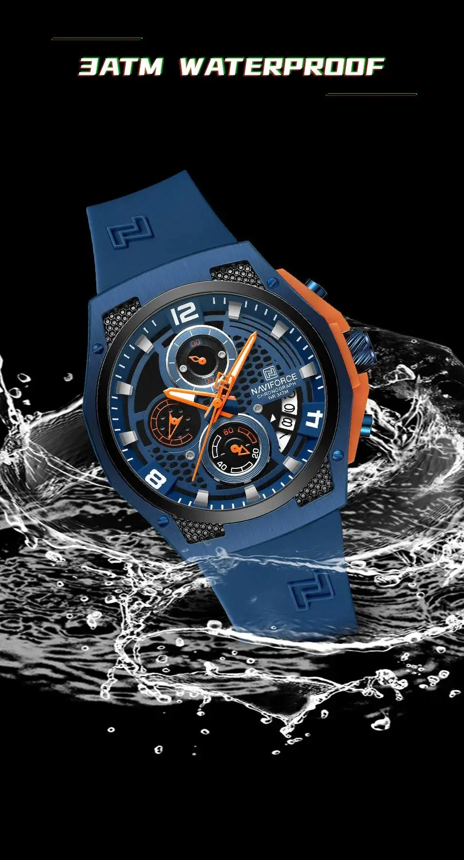NAVIFORCE Luxury Sports Quartz Watch