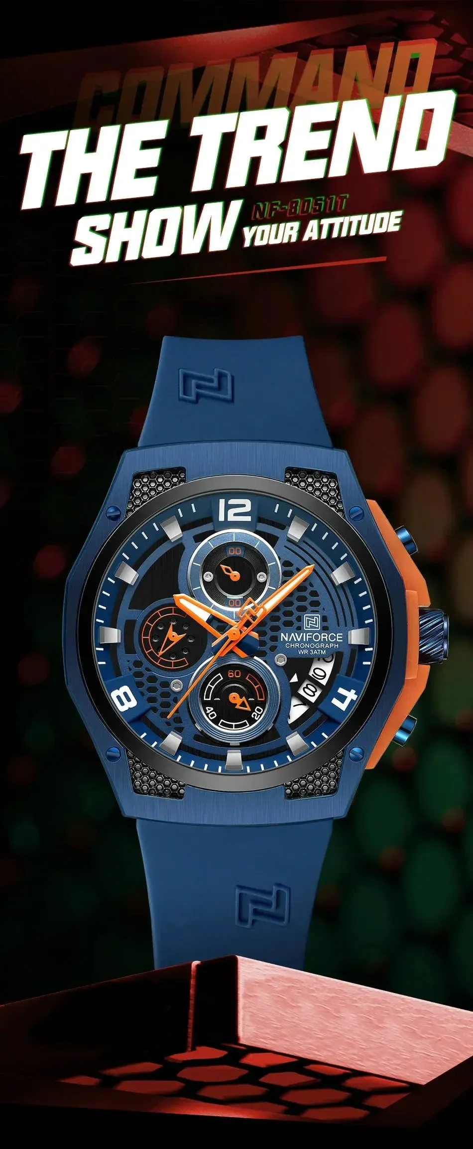 NAVIFORCE Luxury Sports Quartz Watch