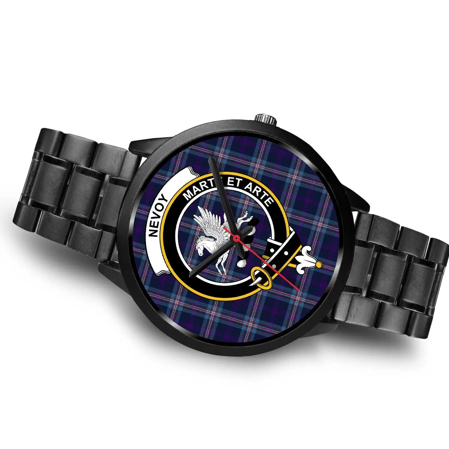 Nevoy Clan Badge Tartan Black Watch