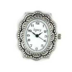 Oval Concho Silver Watch Face