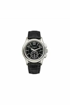 patek philippe annual calendar chronograph complications platinum men's watch ref. 5905p-010