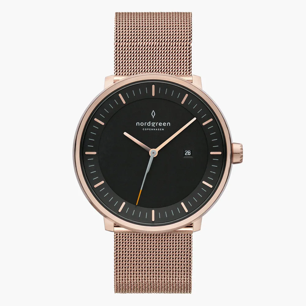 Philosopher | Black Dial - Mesh