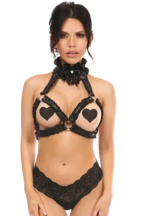 Pinstripe Triangle Top Body Harness