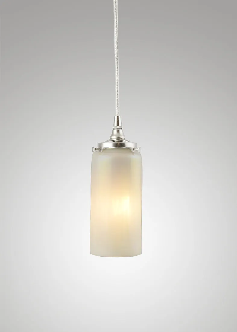 Prairie Glass Opal Optic Cylinder Pendant