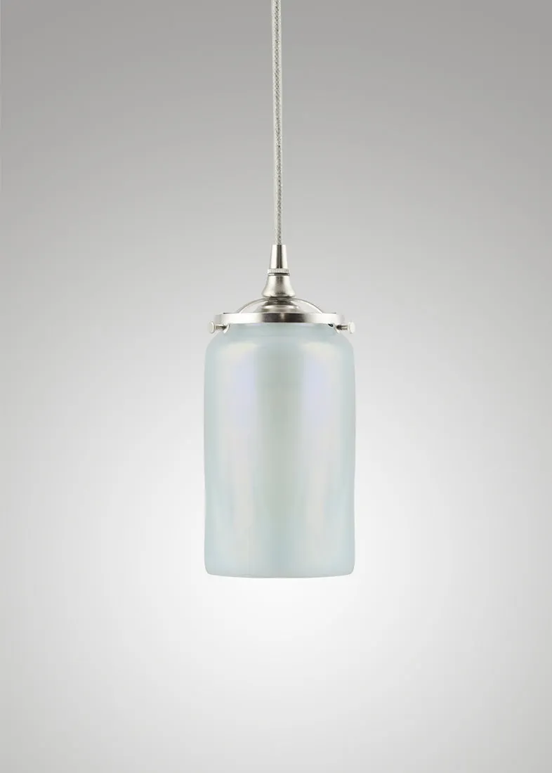 Prairie Glass Opal Optic Cylinder Pendant