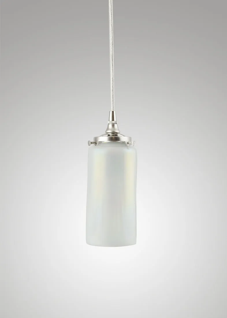 Prairie Glass Opal Optic Cylinder Pendant