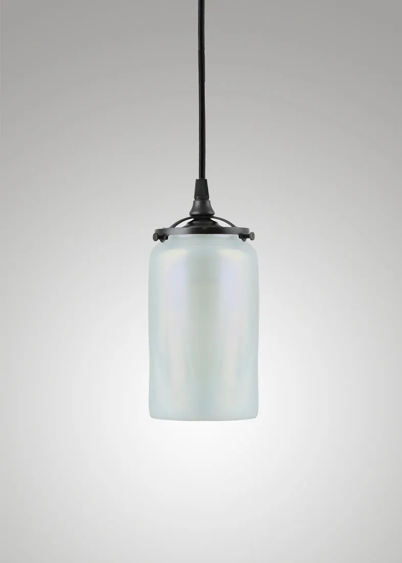 Prairie Glass Opal Optic Cylinder Pendant