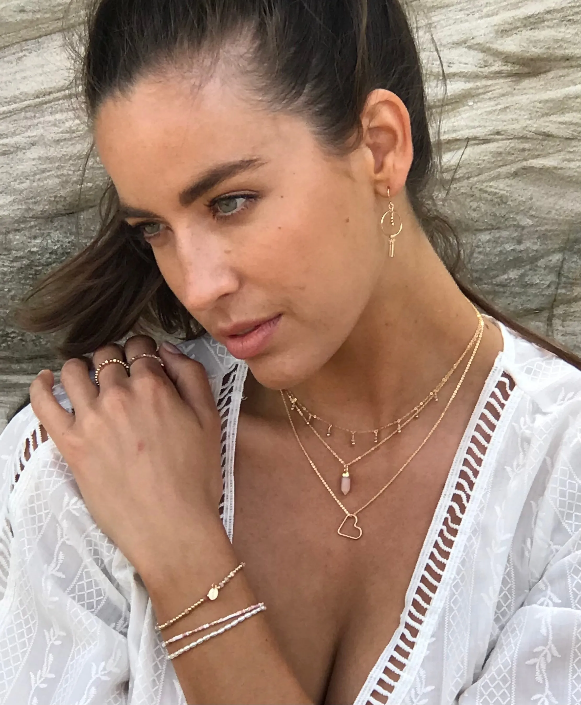 Rain Choker Necklace ~ Labradorite