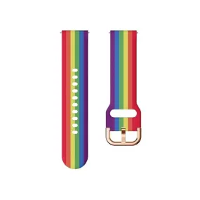 Rainbow Watch Straps compatible with the Huawei Watch 2 Pro