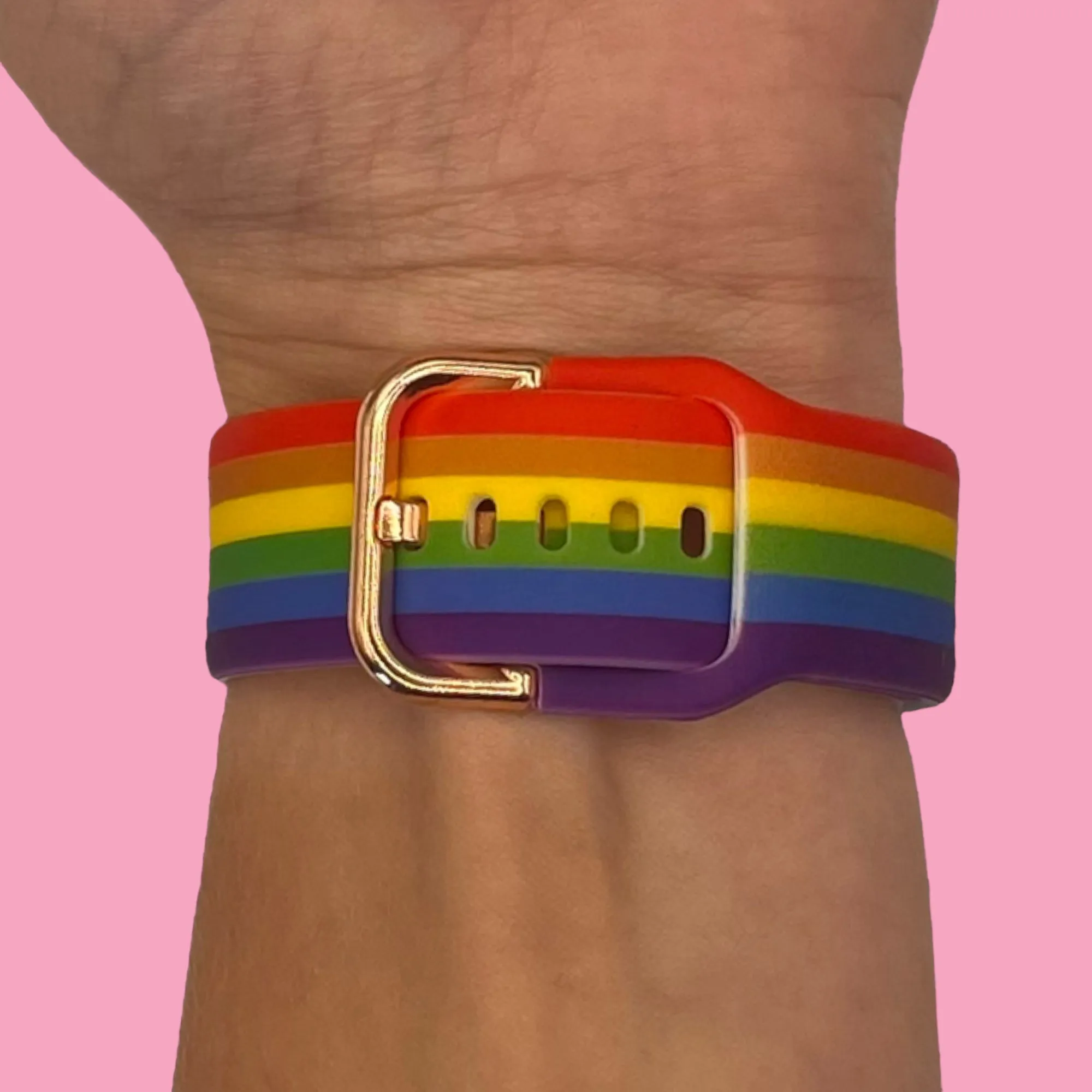Rainbow Watch Straps compatible with the Huawei Watch 2 Pro
