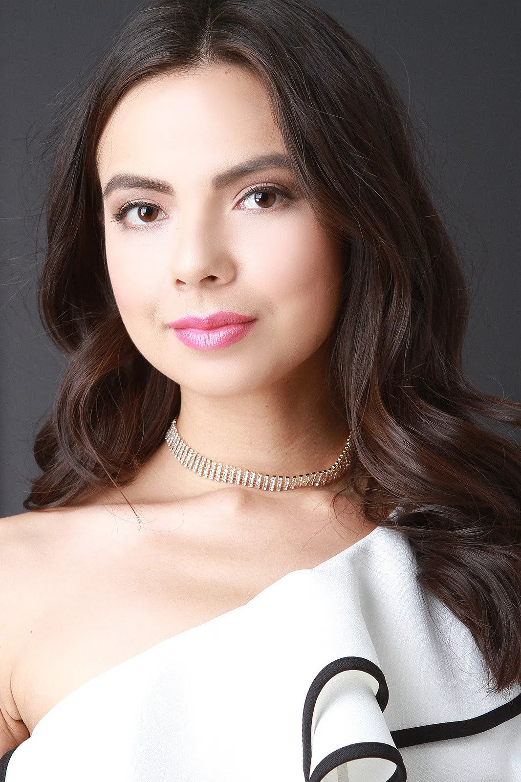 Rhinestone Choker Necklace