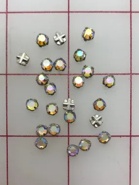 Rhinestones - 20SS Swarovski Rose Montees AB Crystal 24-Pack