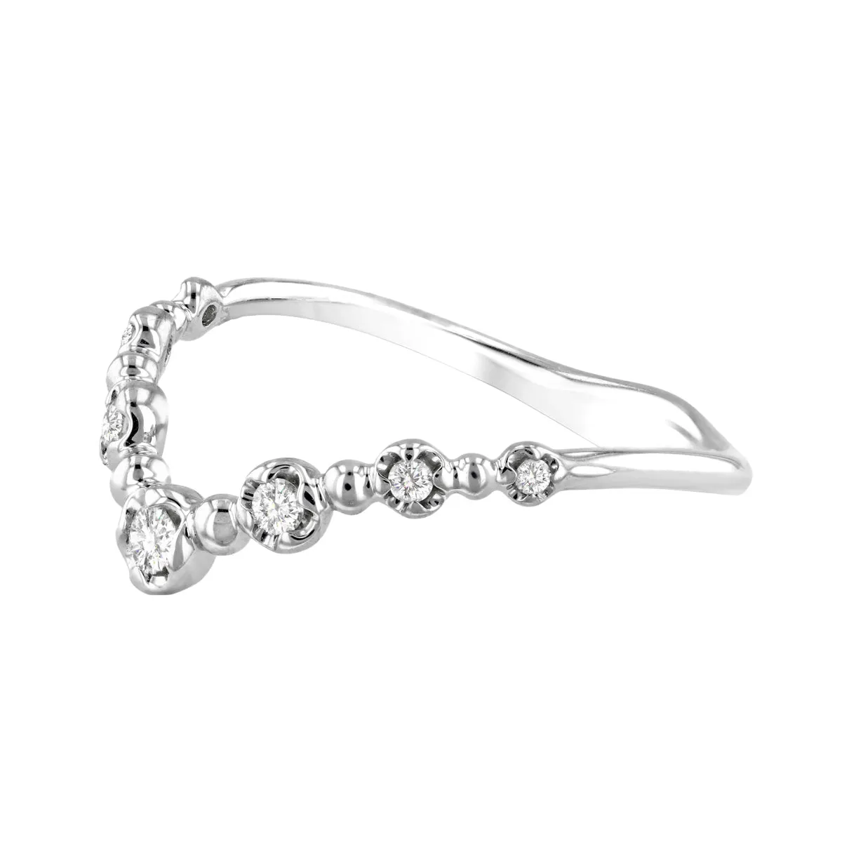 Rosa Mer Collection 0.71 Pink Sapphire and Diamond Tiara Ring Set