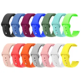 Silicone Button Style Watch Straps Compatible with Apple Watch