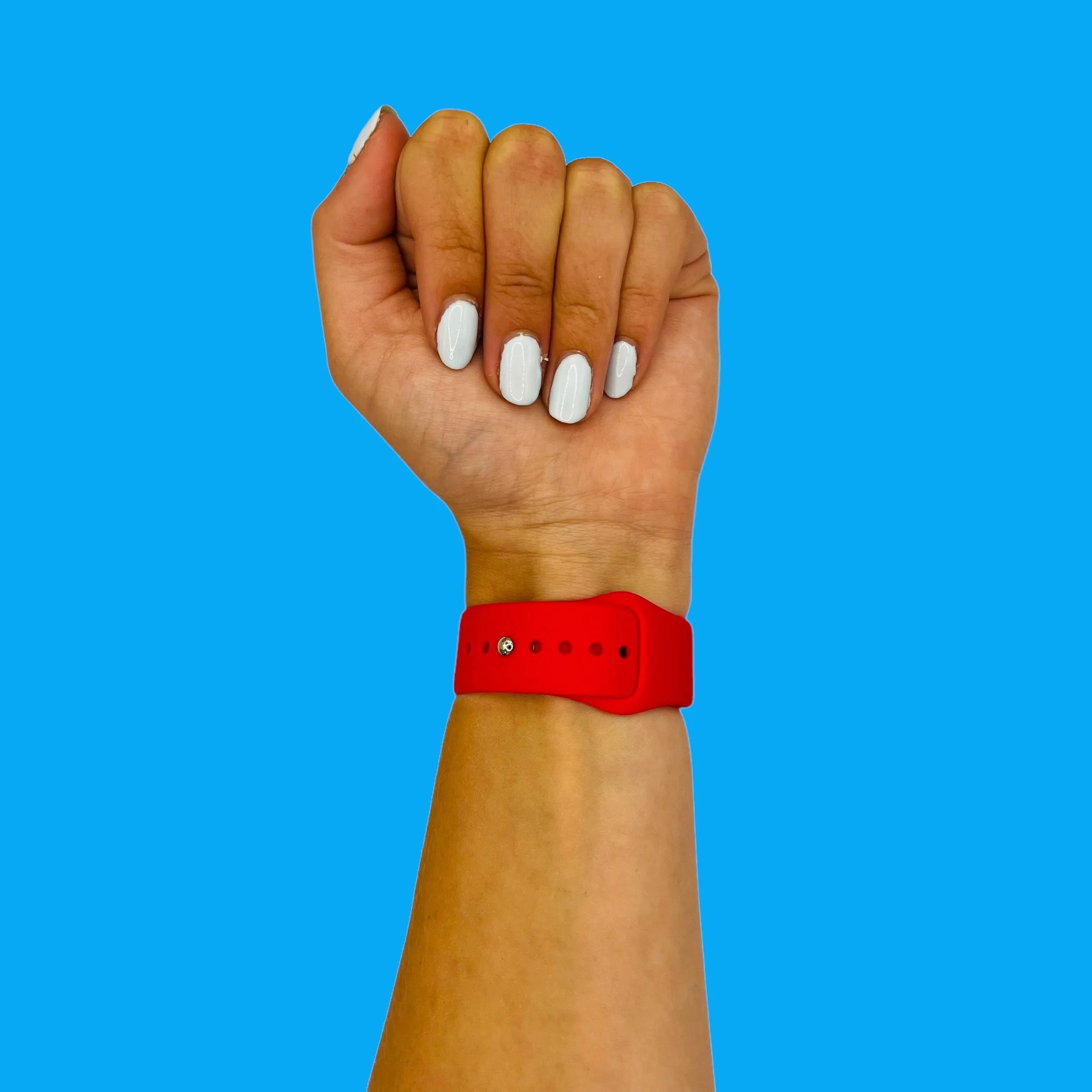 Silicone Button Style Watch Straps Compatible with Apple Watch