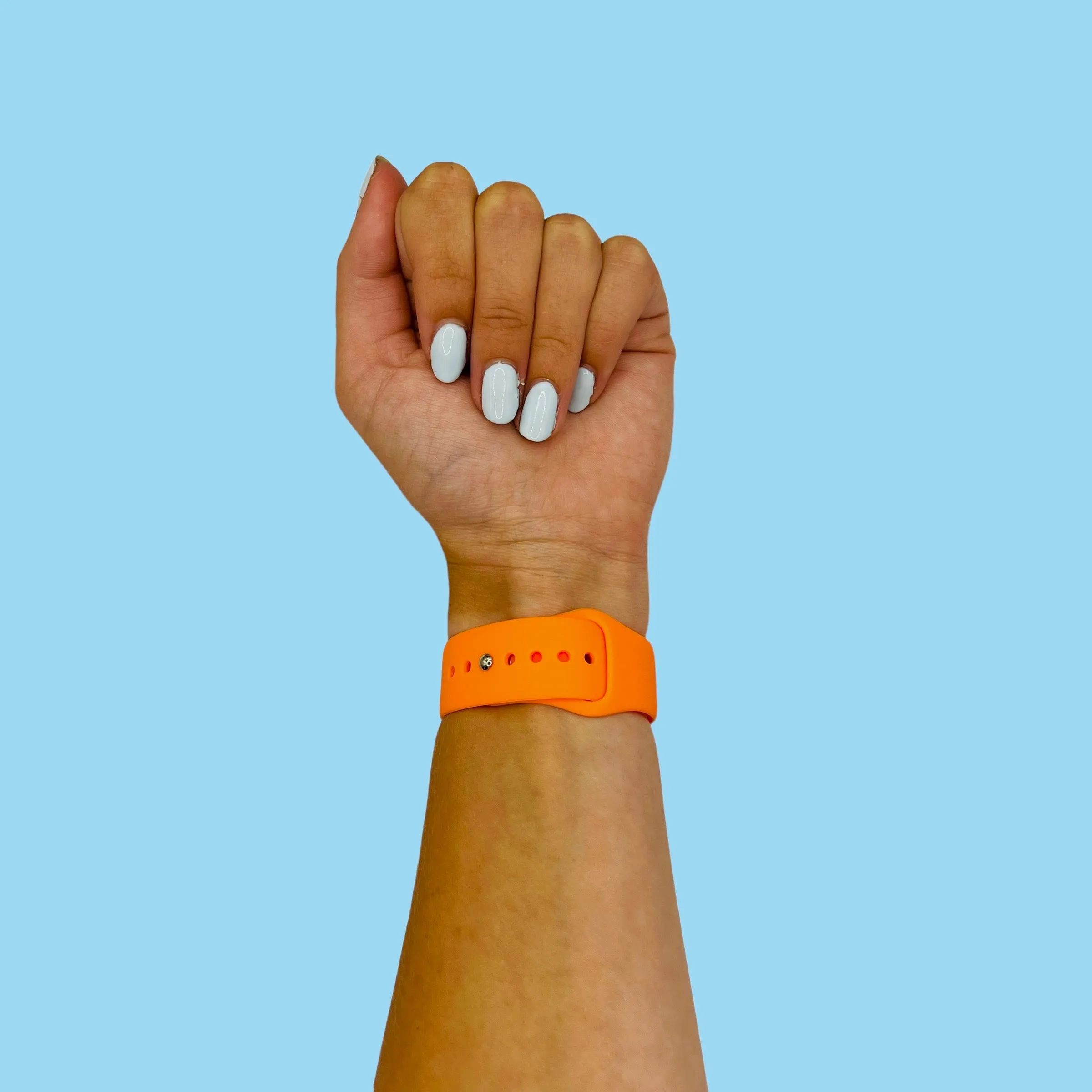 Silicone Button Style Watch Straps Compatible with Apple Watch