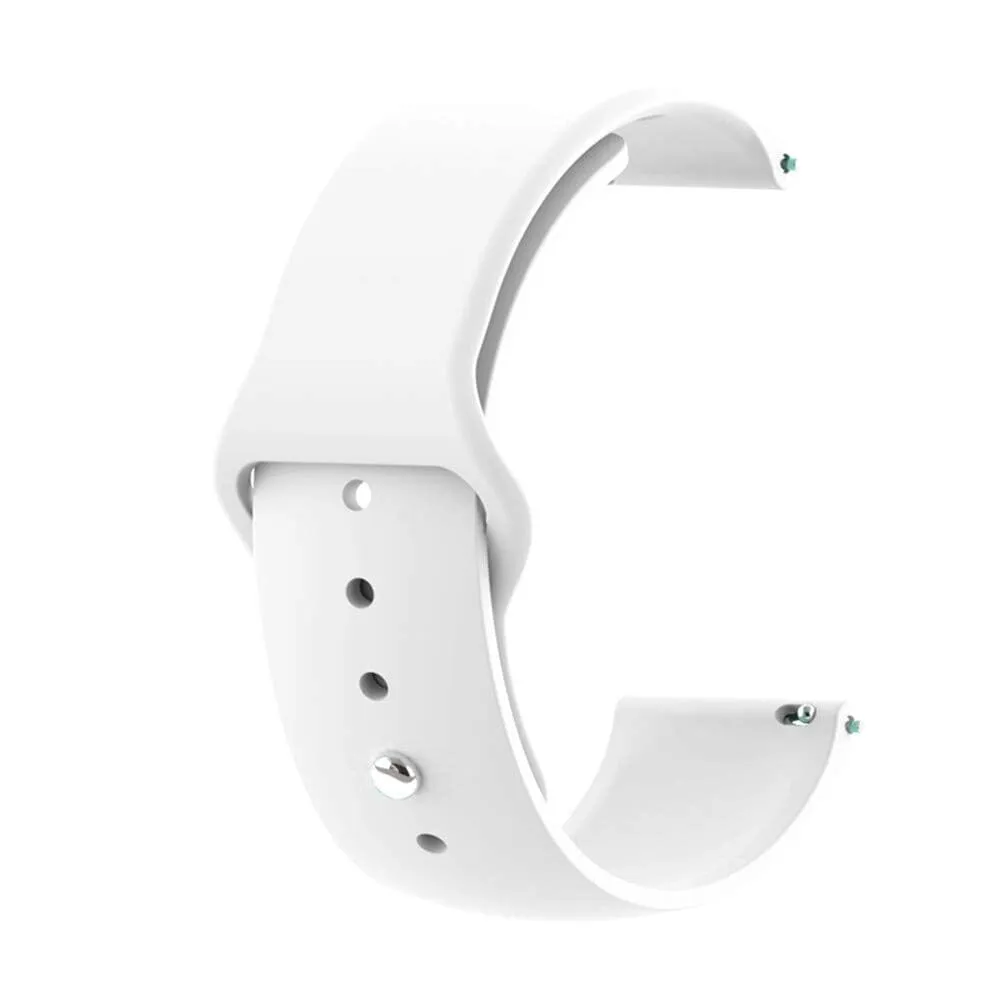 Silicone Button Style Watch Straps Compatible with Apple Watch
