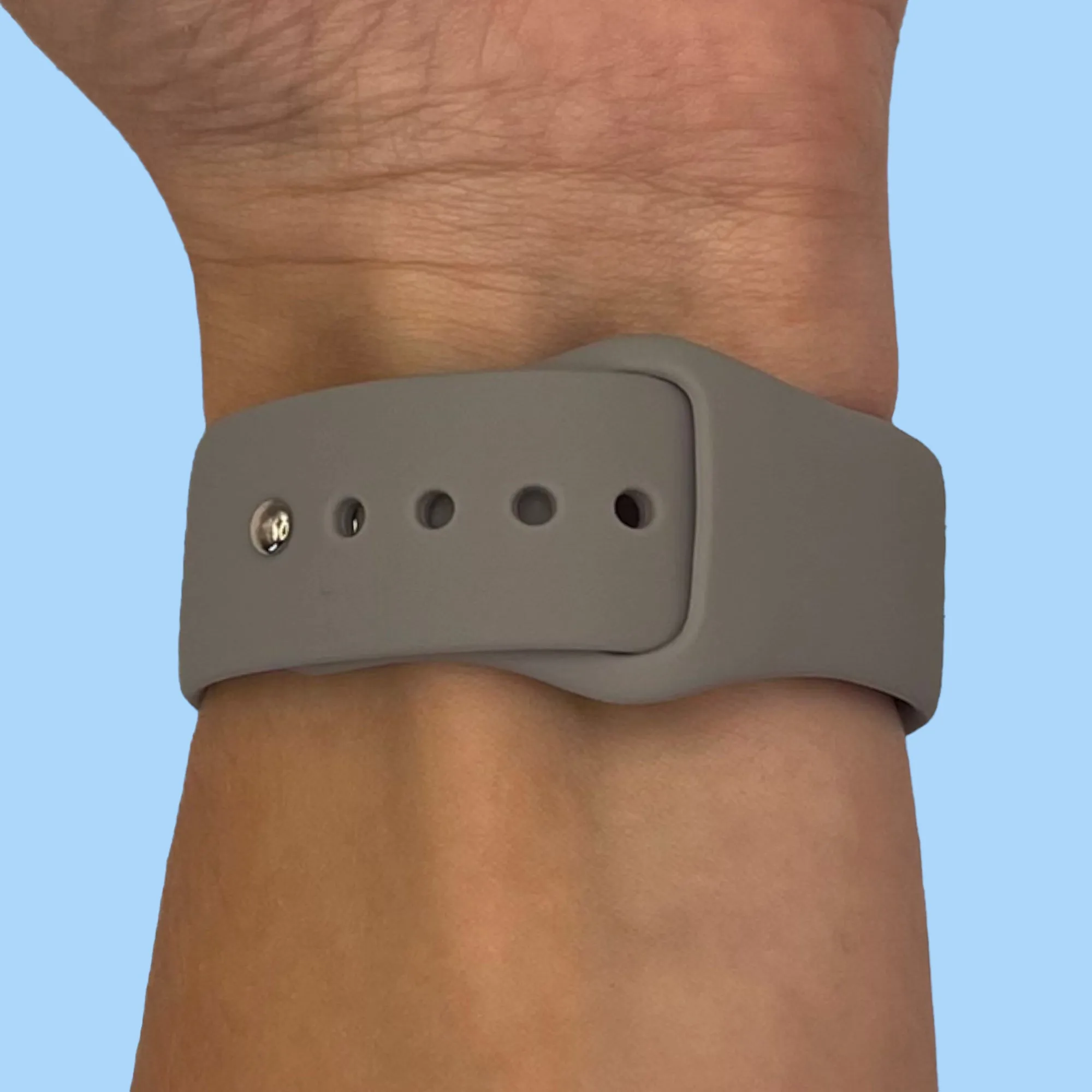 Silicone Button Style Watch Straps Compatible with Apple Watch