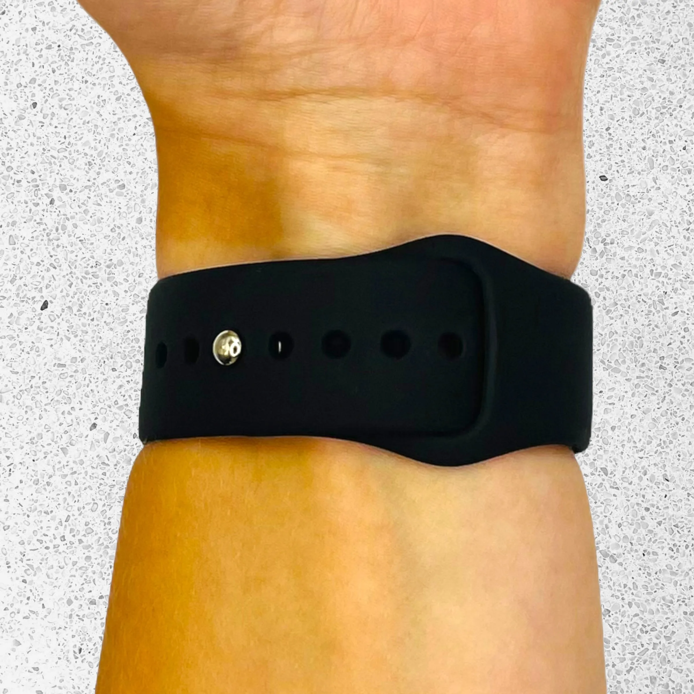 Silicone Button Style Watch Straps Compatible with Apple Watch