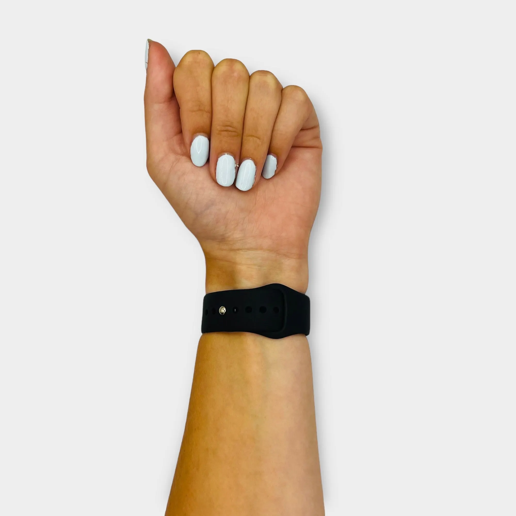 Silicone Button Style Watch Straps Compatible with Apple Watch