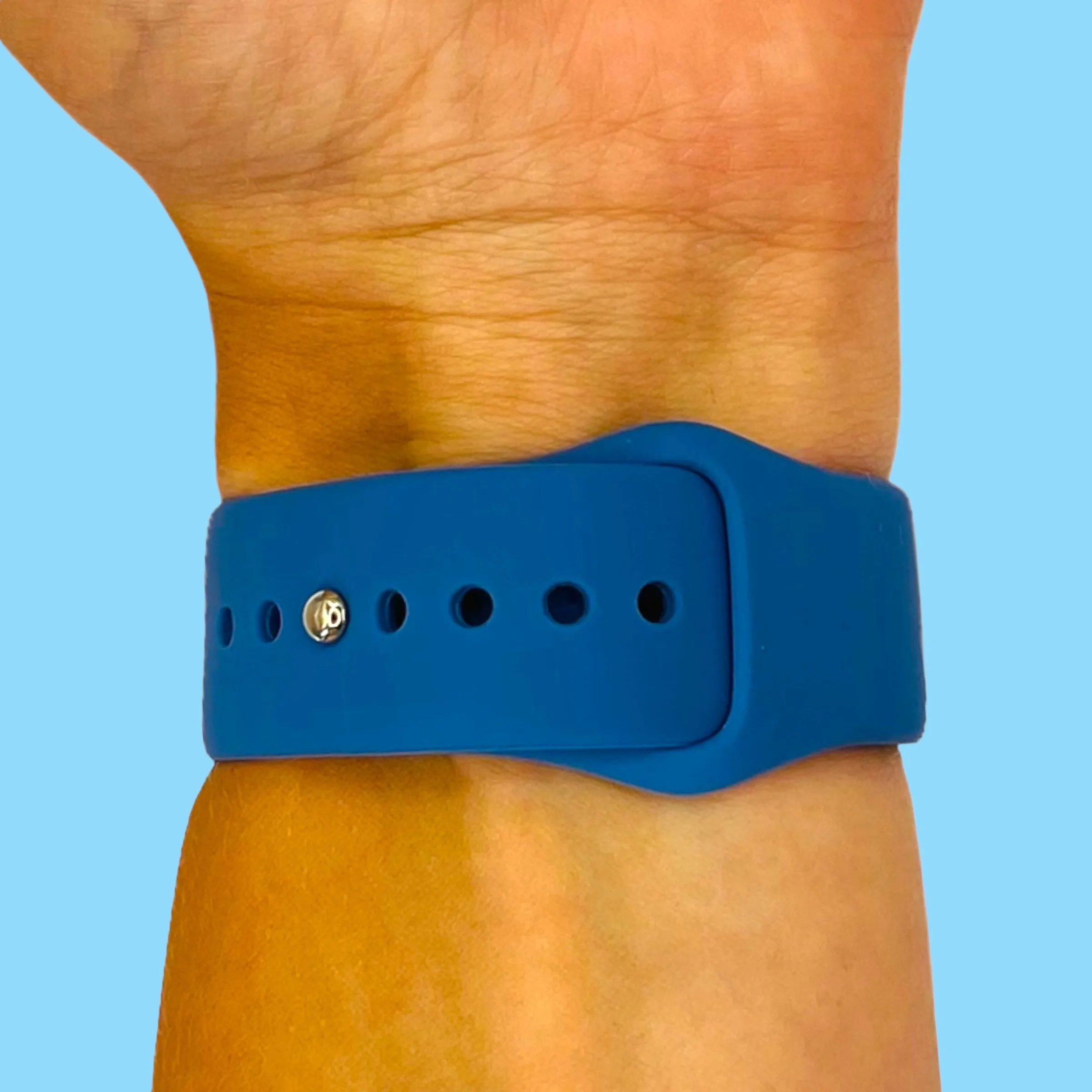 Silicone Button Style Watch Straps Compatible with Apple Watch