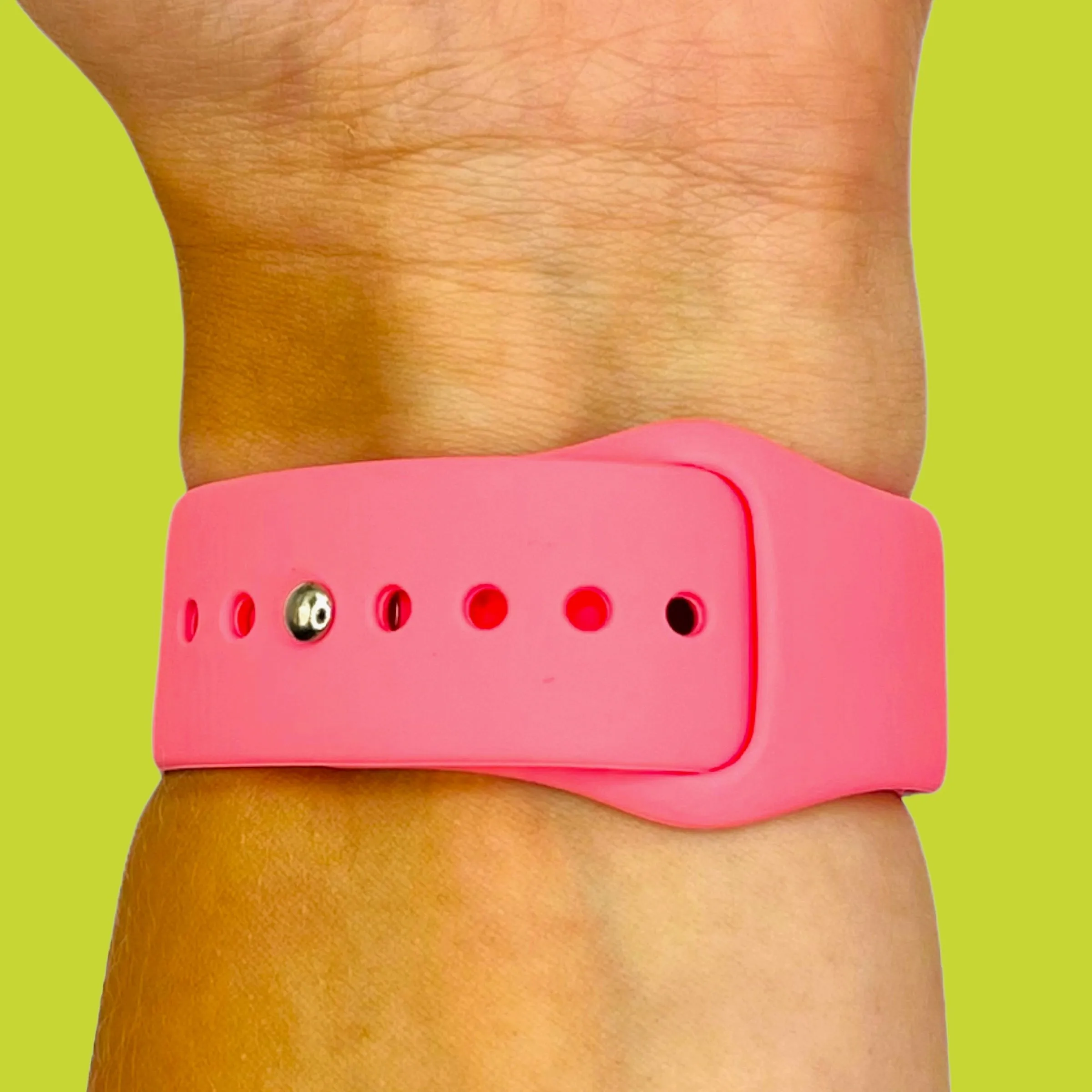 Silicone Button Style Watch Straps Compatible with Apple Watch