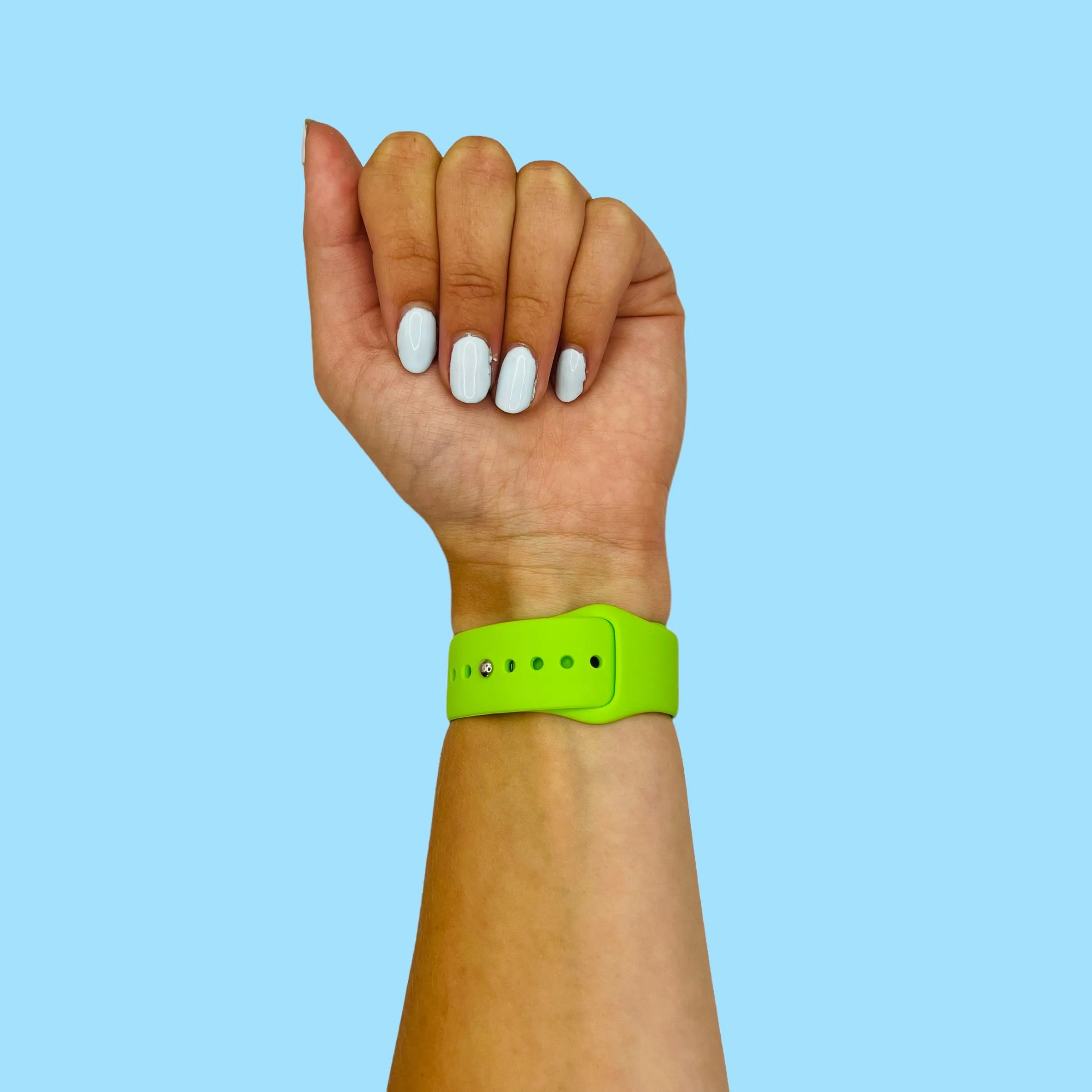 Silicone Button Style Watch Straps Compatible with Apple Watch