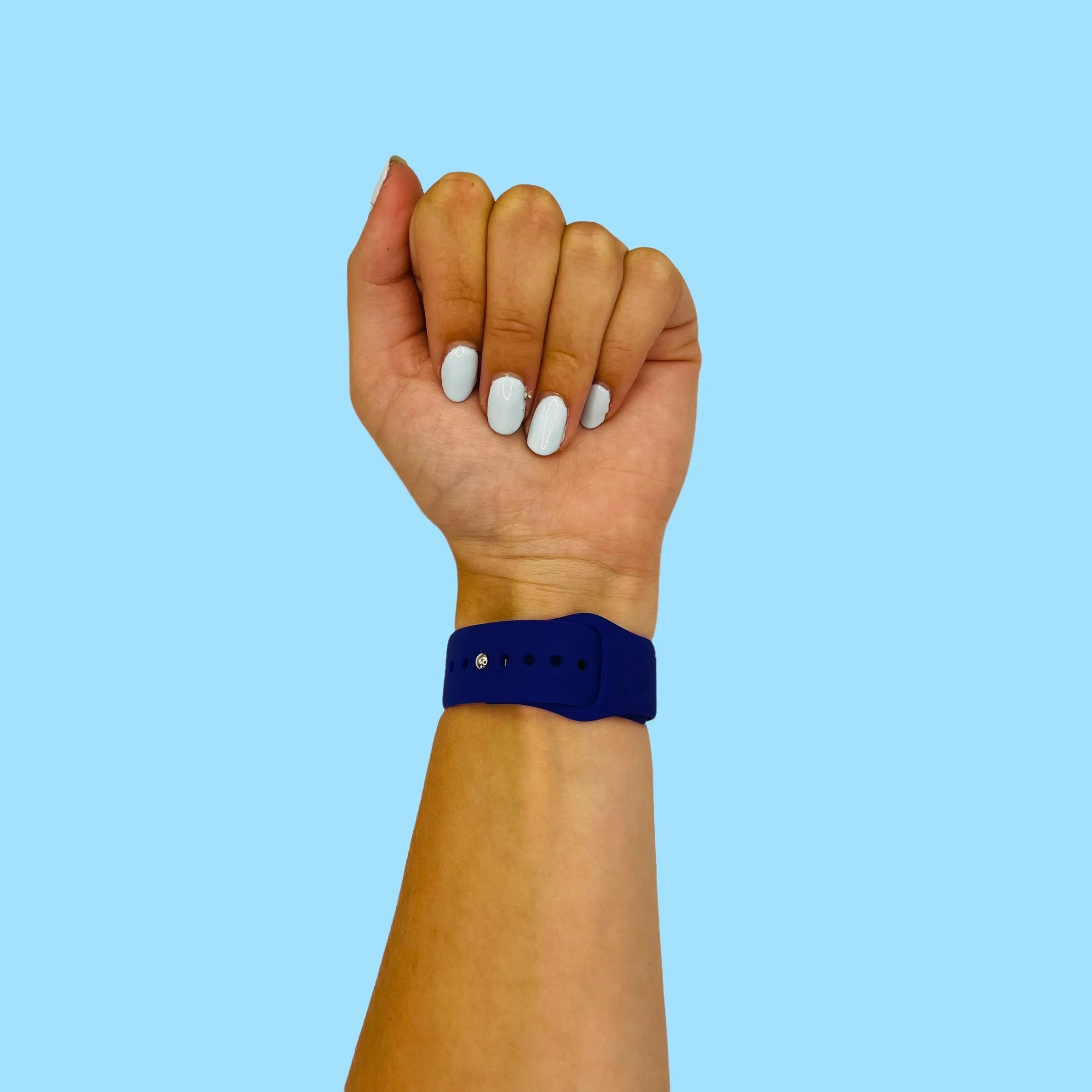 Silicone Button Style Watch Straps Compatible with Apple Watch