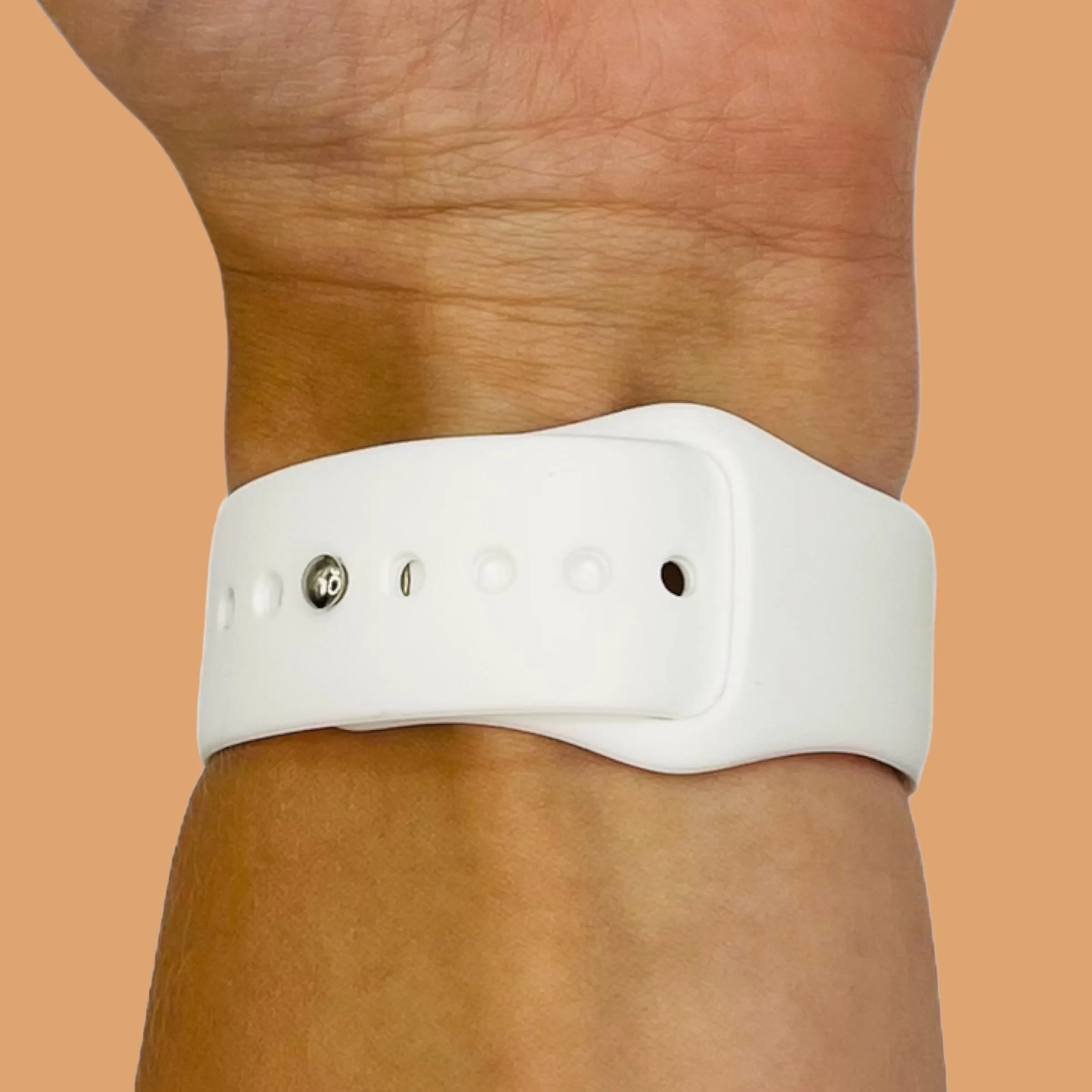 Silicone Button Style Watch Straps Compatible with Apple Watch