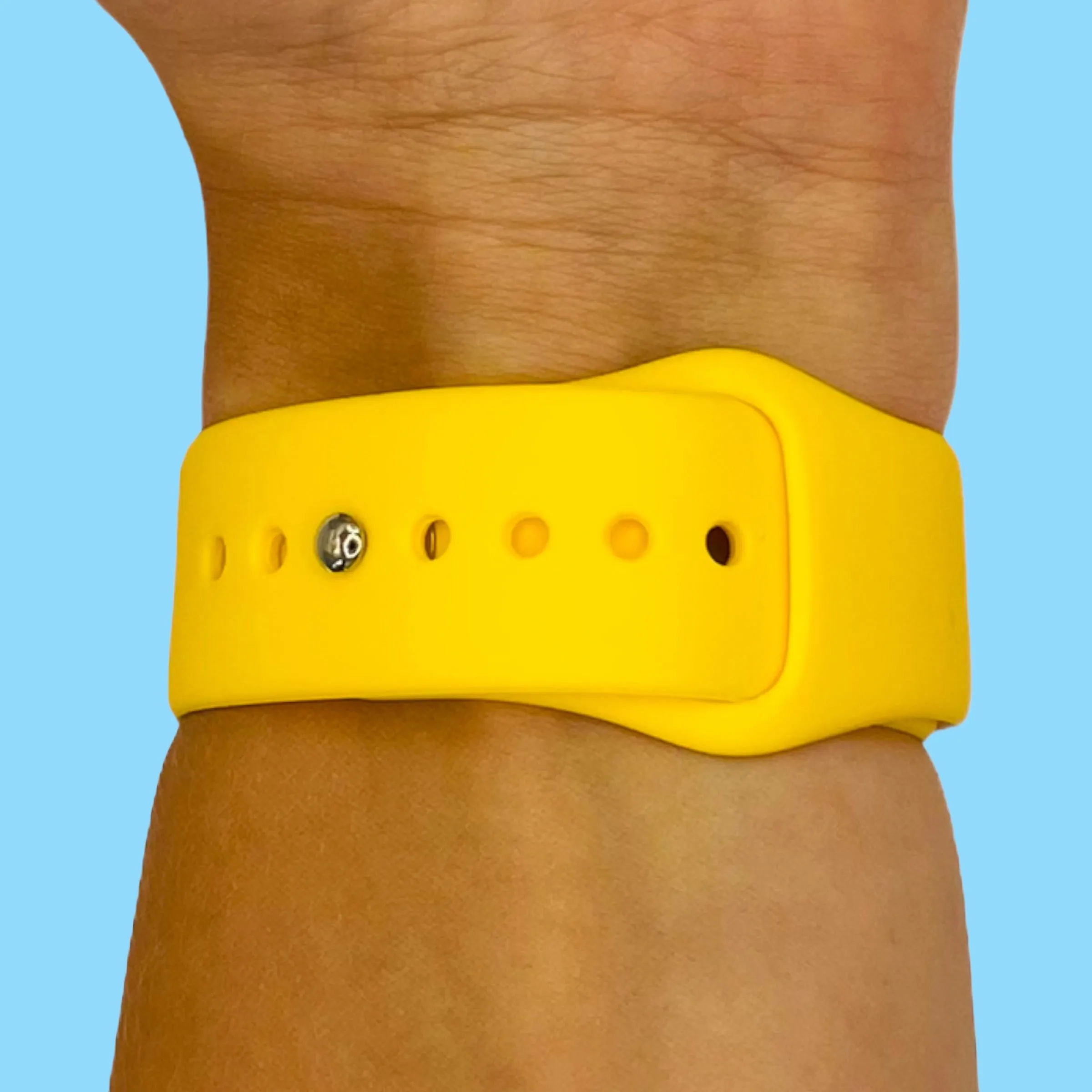 Silicone Button Style Watch Straps Compatible with Apple Watch