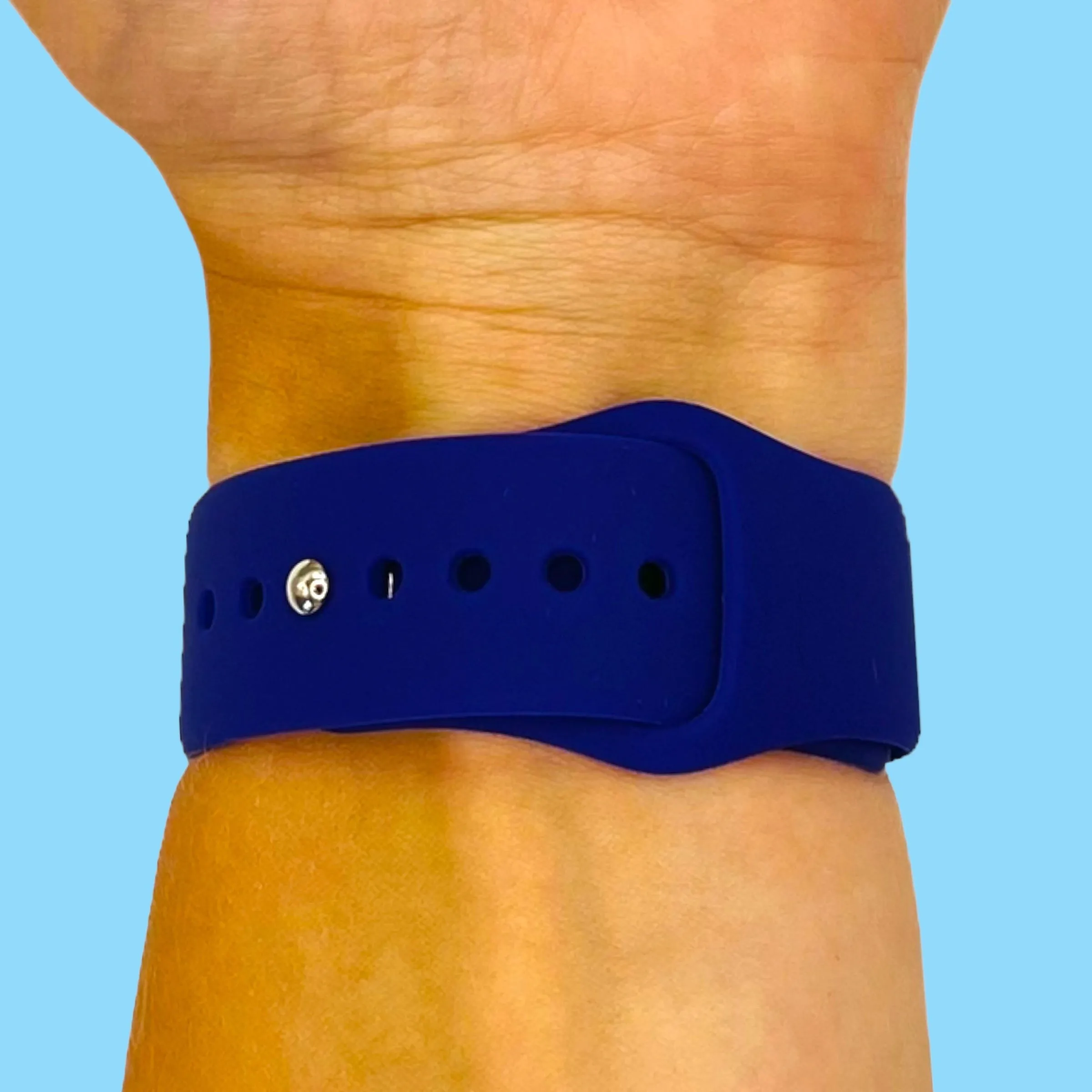 Silicone Button Style Watch Straps Compatible with Apple Watch