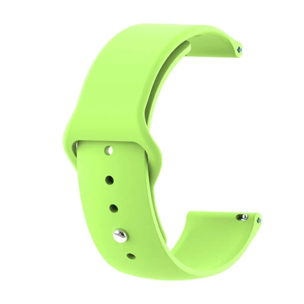 Silicone Button Style Watch Straps Compatible with Apple Watch